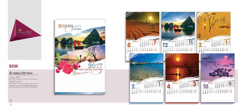 in lịch blog