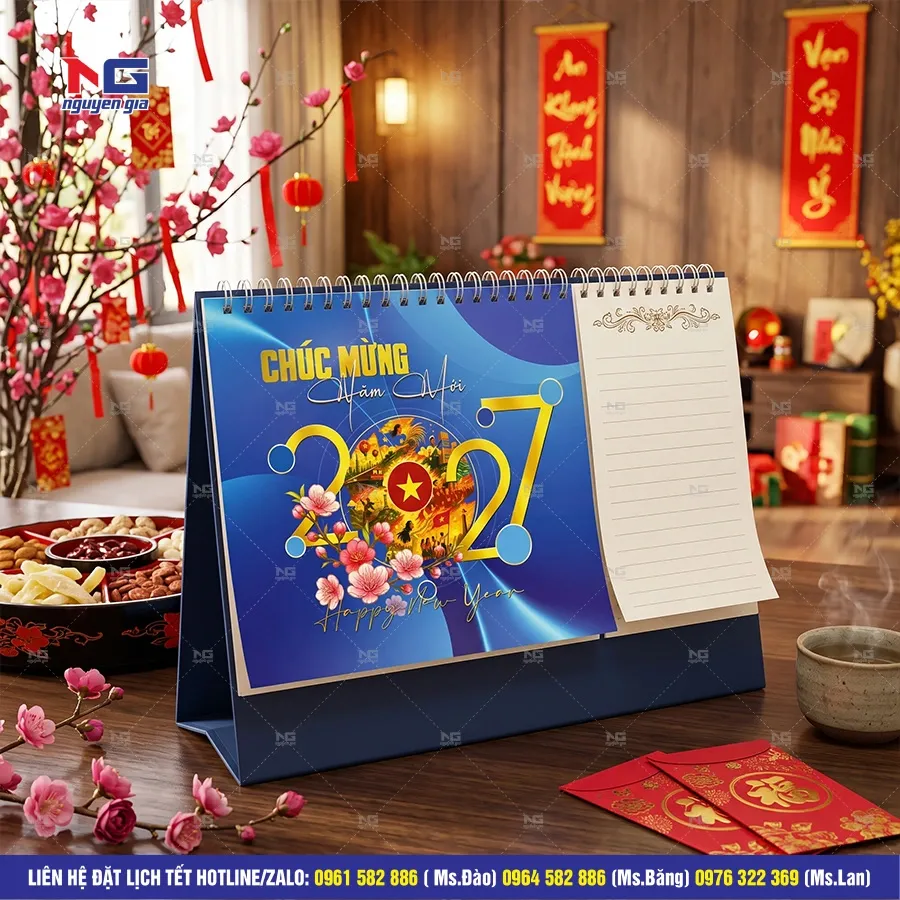 mẫu lịch bàn đẹp Hà Nội