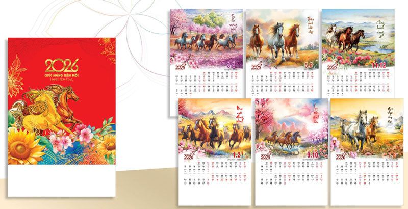 mẫu lịch treo tường 7 tờ BS 01