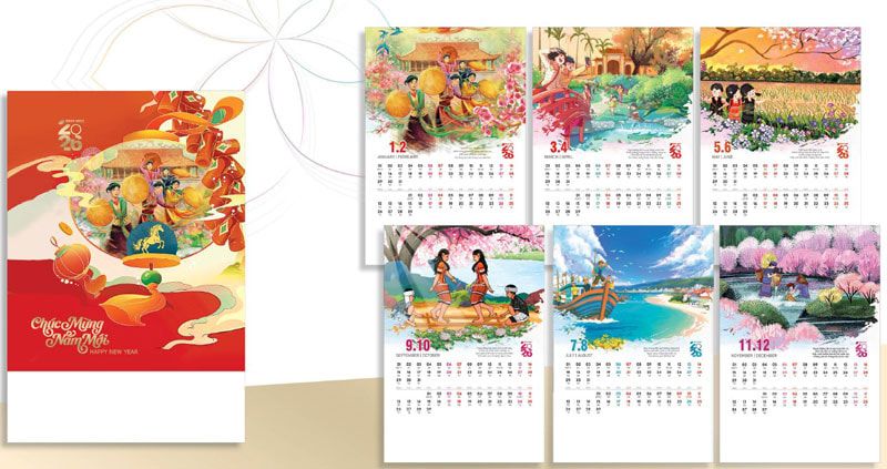 Mẫu lịch treo tường 7 tờ bs 03