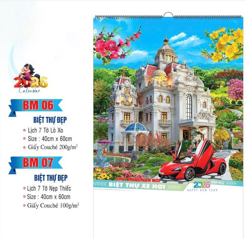 mẫu lịch tết 2026