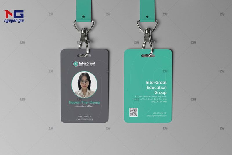 mẫu thẻ nhân viên