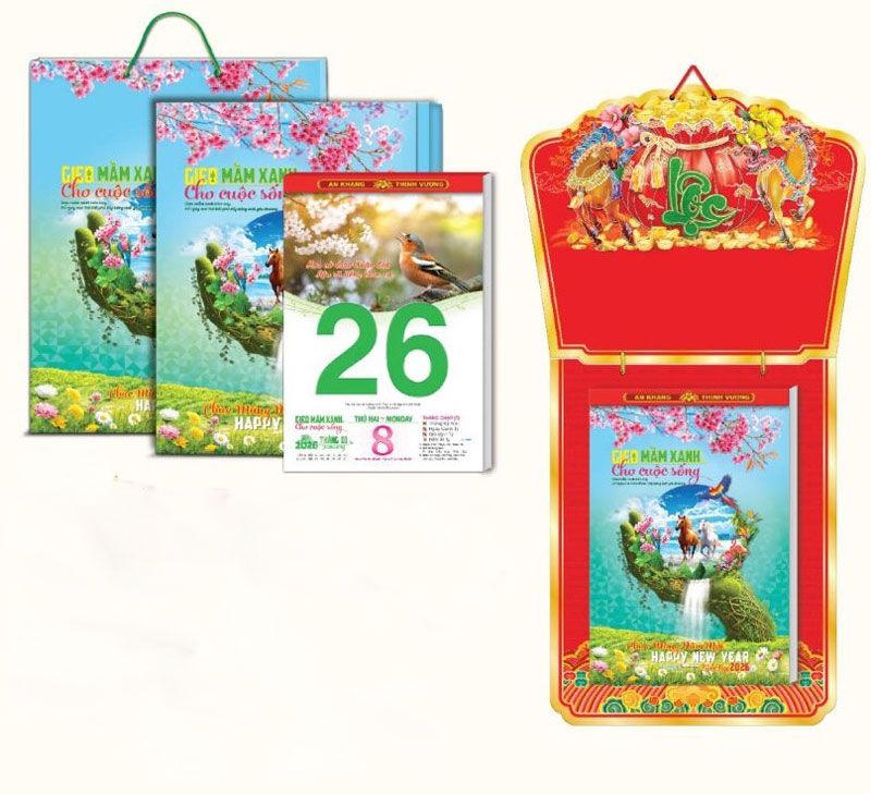 mẫu lịch bloc đẹp