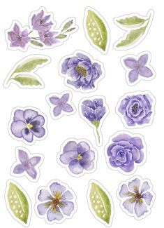 Sticker hoa đẹp 