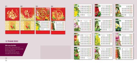 Hình ảnh cho bài viết In lịch Tết - Công cụ quảng bá hình ảnh của các trường đại học