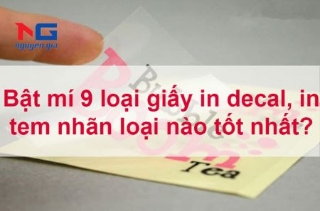 Hiển thị chi tiết cho Bật mí loại giấy in decal, in tem nhãn loại nào tốt nhất?  Hình ảnh cho bài viết Bật mí loại giấy in decal, in tem nhãn loại nào tốt nhất?