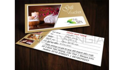 Hình ảnh của In phiếu quà tặng giá rẻ