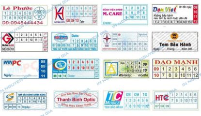 Hình ảnh của In tem bảo hành