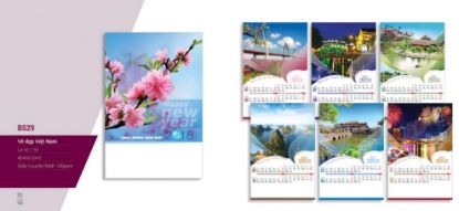 Hình ảnh của in lịch tết | Lịch lò xo tết đẹp giá rẻ 2018