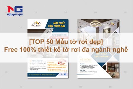 Hình ảnh cho bài viết [TOP 50 Mẫu tờ rơi đẹp]  Free 100% thiết kế tờ rơi đa ngành nghề