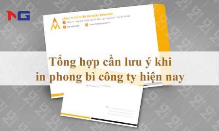 Hình ảnh cho bài viết Tổng hợp cần lưu ý khi in phong bì công ty hiện nay