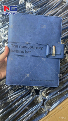 Hình ảnh của Mẫu sổ tay bìa da Huyndai chất lượng