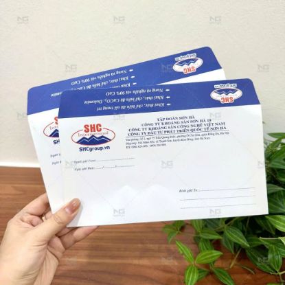 Hình ảnh của Mẫu phong bì công ty SHC