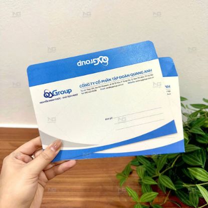 Hình ảnh của Mẫu phong bì công ty tập đoàn Quang Anh