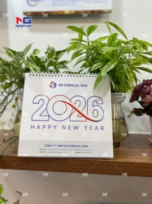 Hình ảnh của Mẫu lịch bàn thiết kế theo yêu cầu