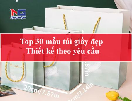Hình ảnh cho bài viết Top 30 mẫu túi giấy đẹp, thiết kế đẹp chuyên nghiệp