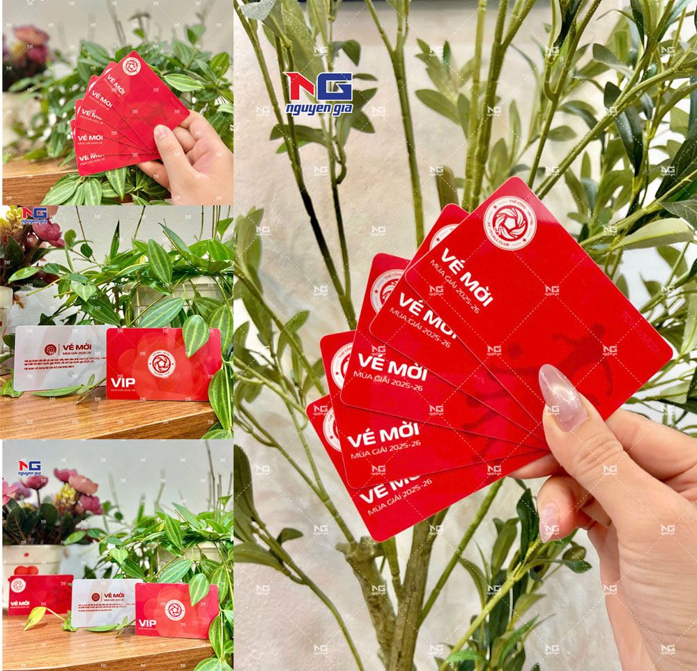 Mẫu thẻ nhựa VIP