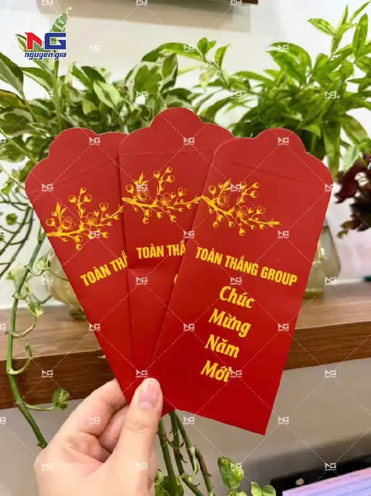 mẫu lì xì công in logo 