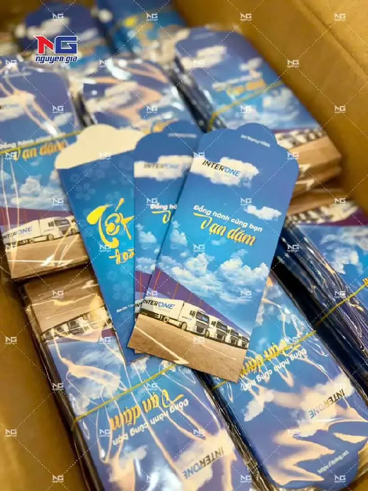 mẫu lì xì công ty đẹp