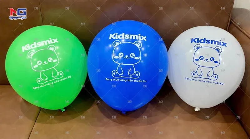 mẫu bóng bay theo yêu cầu Kidsmix