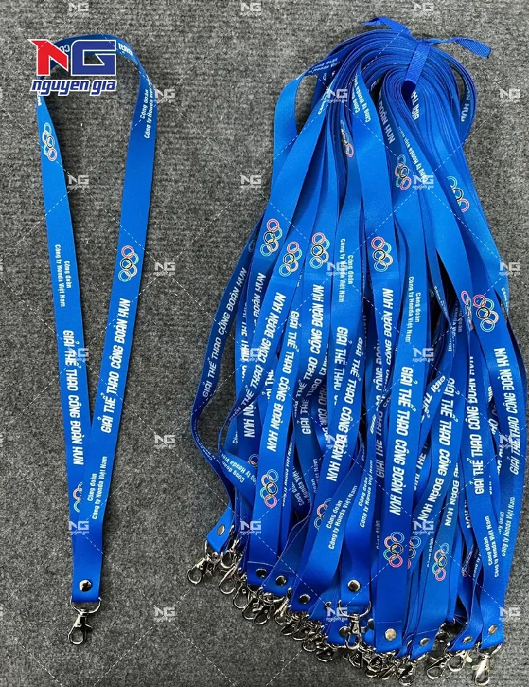mẫu dây đeo thẻ nhân viên