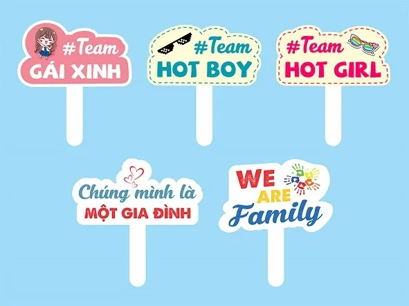 mẫu hastag cầm tay