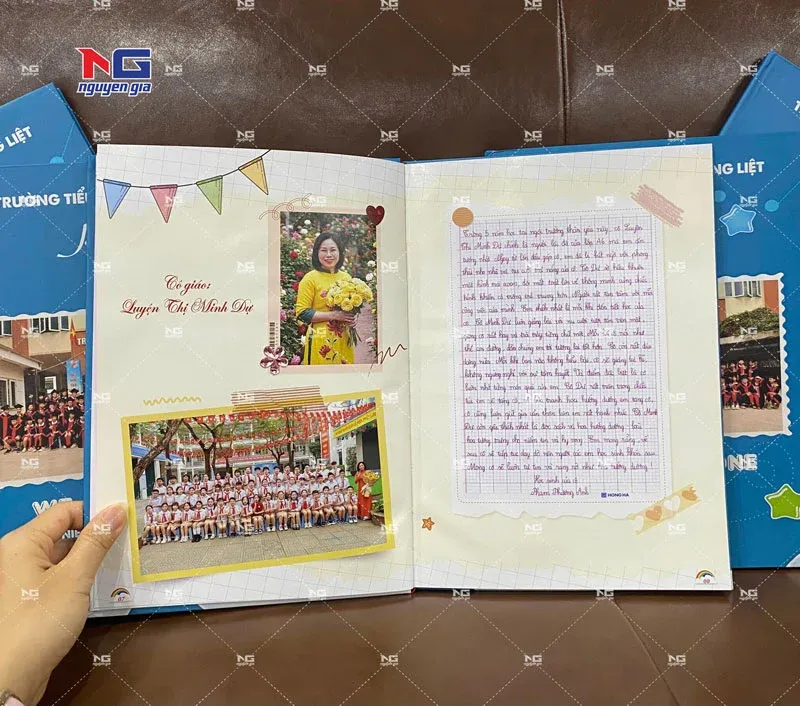 Nội dung bên trong kỷ yếu lớp 5
