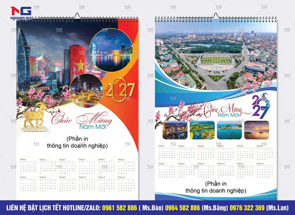 in lịch 1 tờ treo tường 2027
