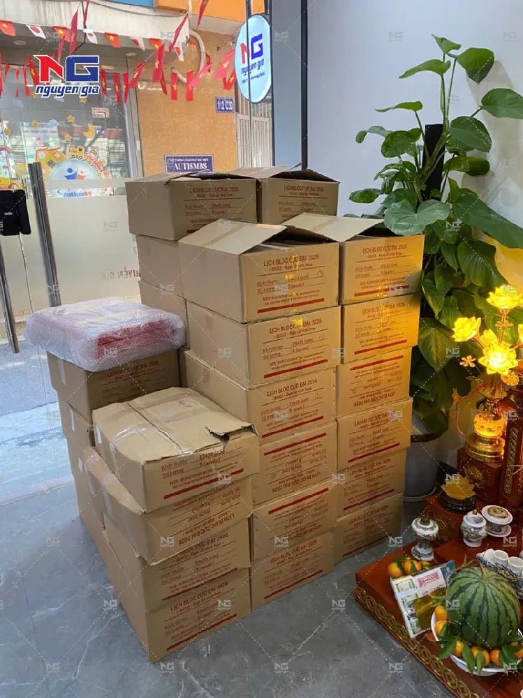 Kho lịch bloc cung cấp nhiều mẫu lịch cho khách hàng