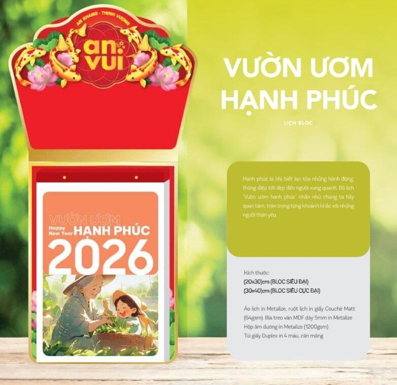 mẫu lịch bloc