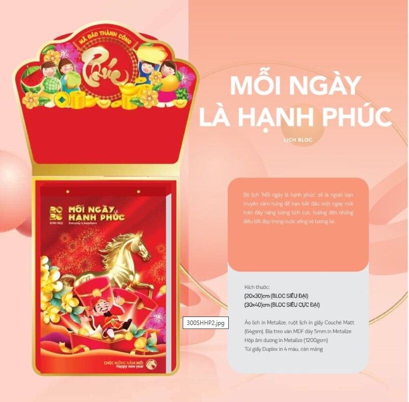mẫu lịch bloc