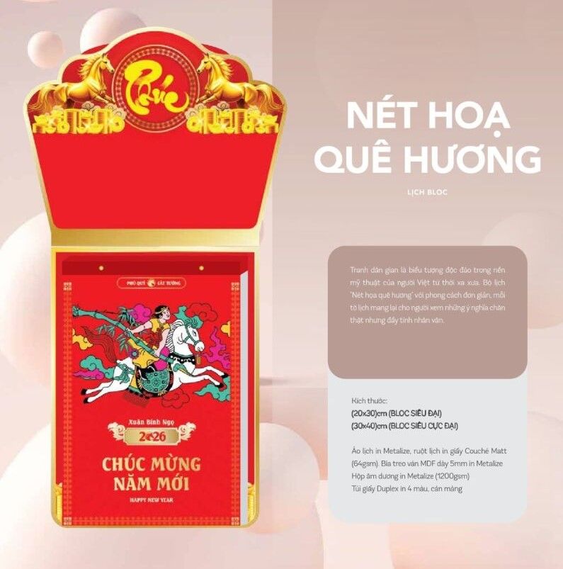 mẫu lịch bloc đẹp