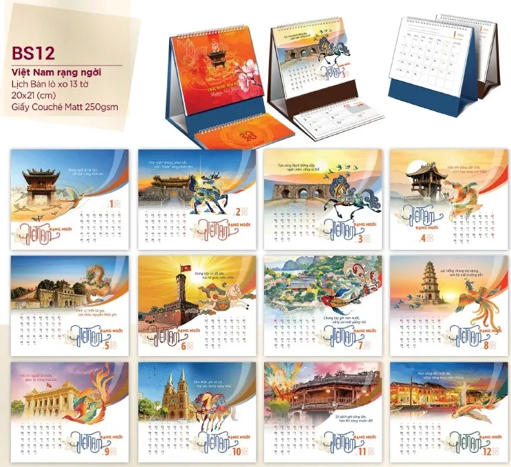 mẫu lịch tết 2026