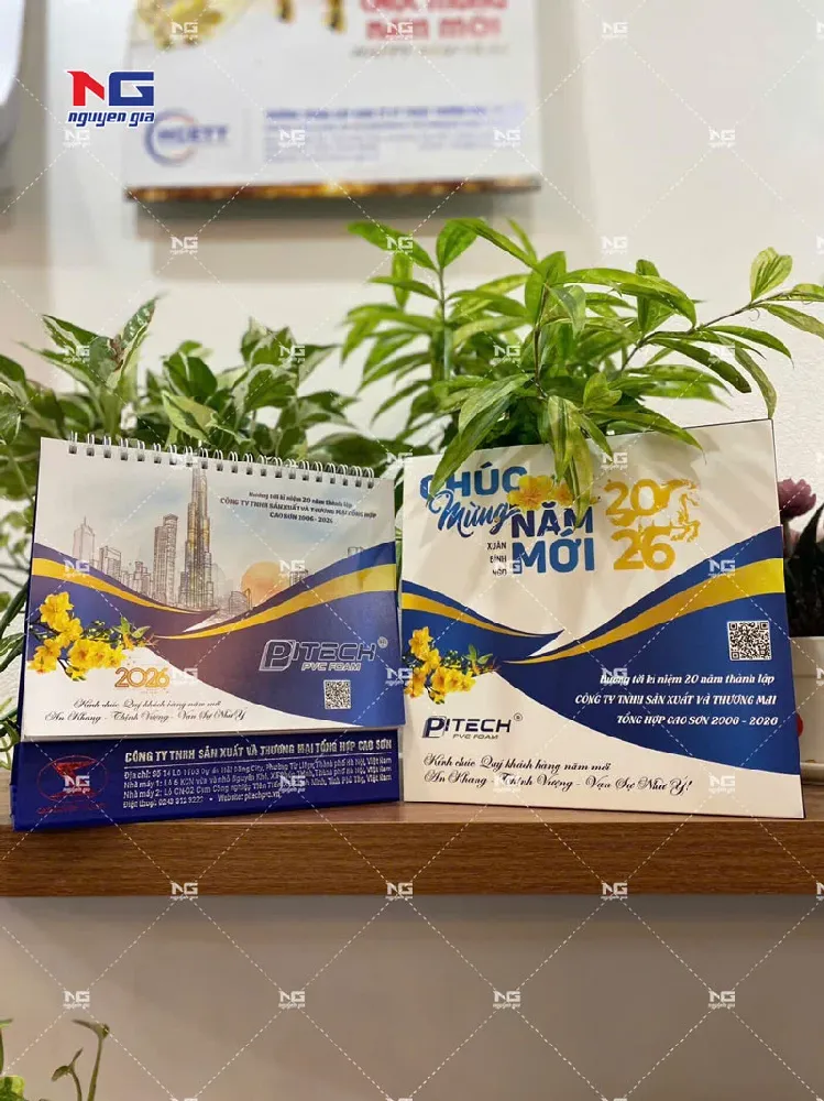 mẫu lịch theo yêu cầu