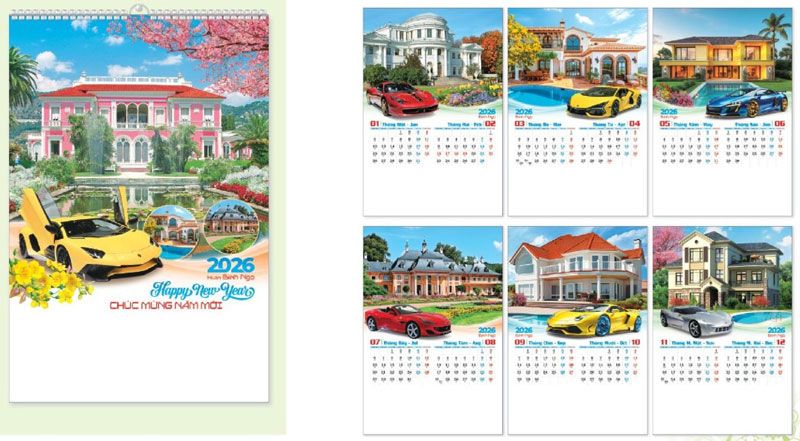 mẫu lịch tết chuyên nghiệp