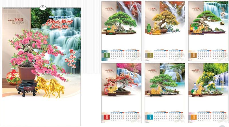 Lịch treo tường đẹp