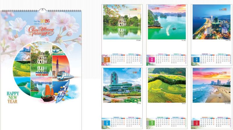 Lịch tết treo tường