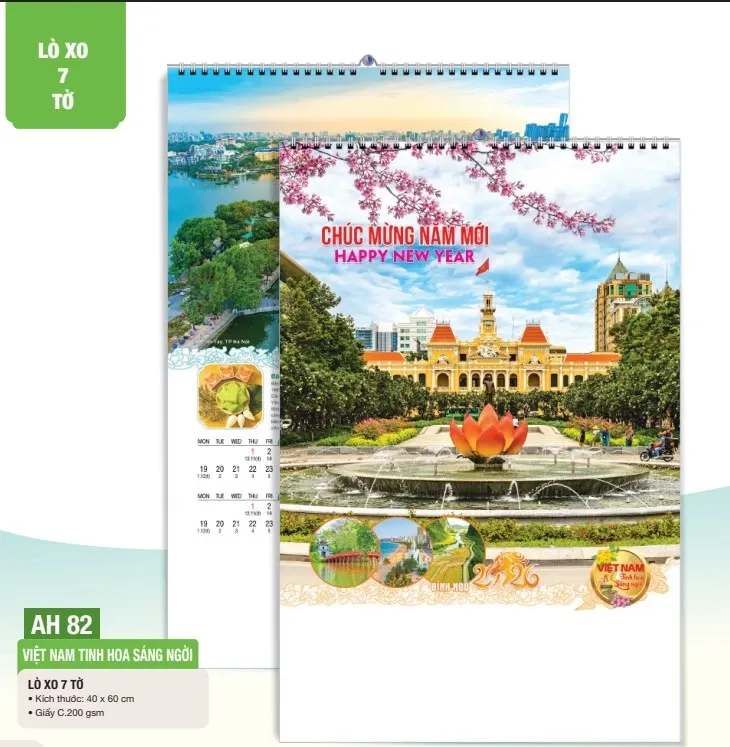 lịch treo tường