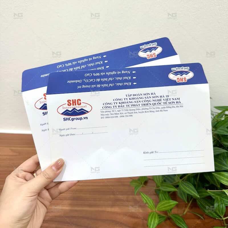 Mẫu in phong bì công ty