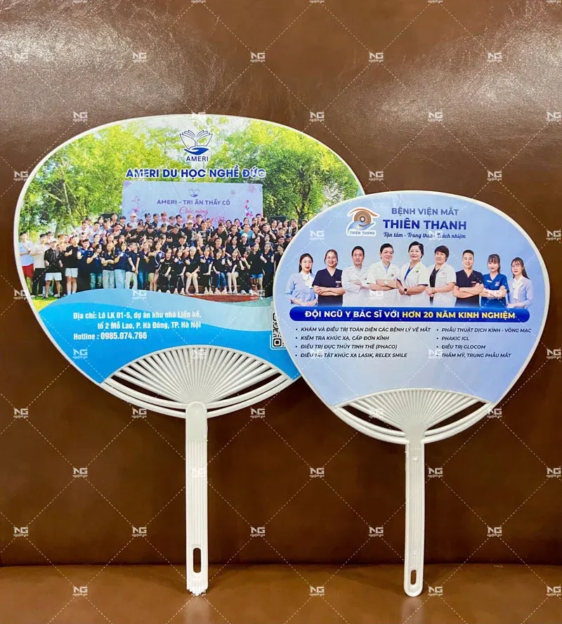Quạt nhựa cầm tay bệnh viện Thiên Thanh