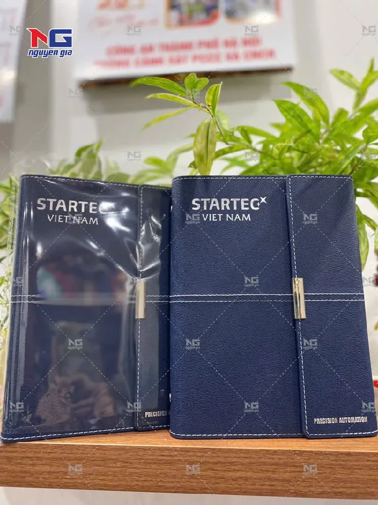 mẫu sổ bìa da đẹp