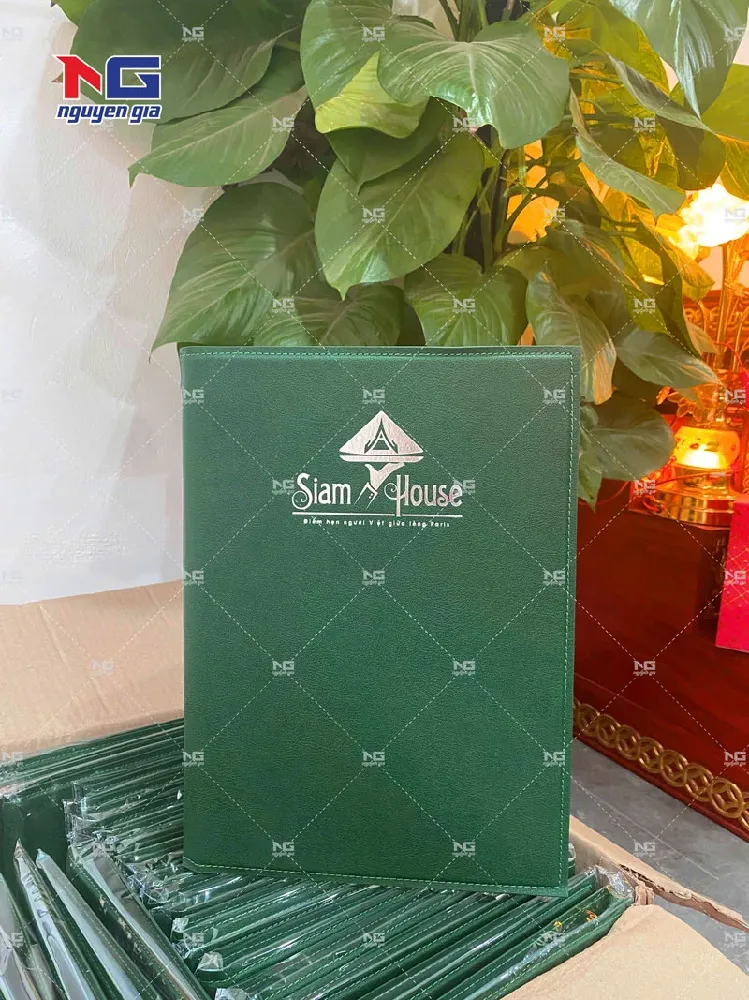 sổ bìa da theo yêu cầu Siam House