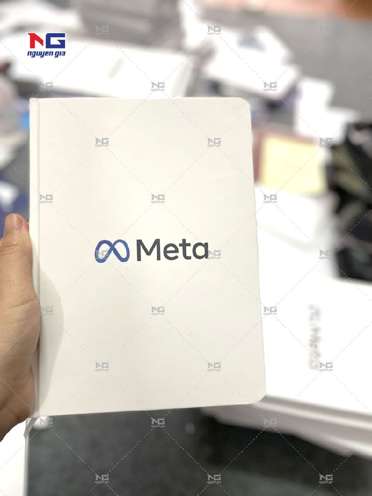 Mẫu sổ tay bìa cứng Meta