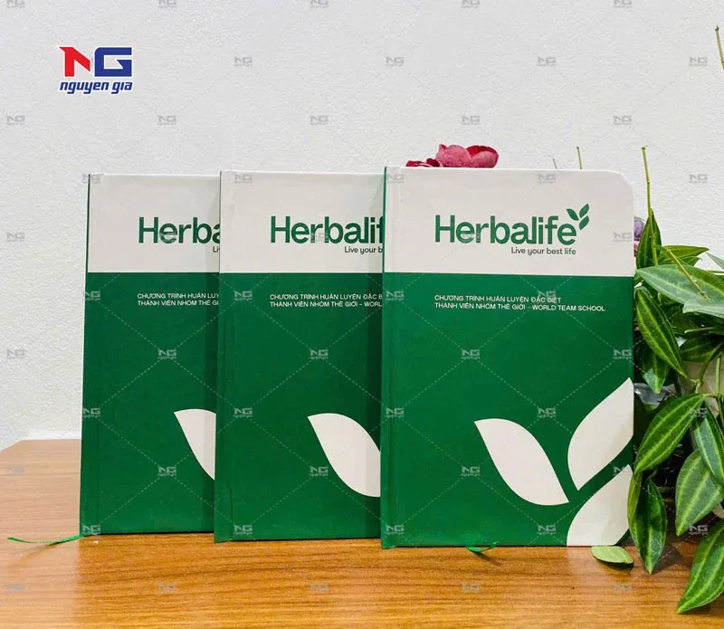 mẫu sổ tay cứng Herbalife
