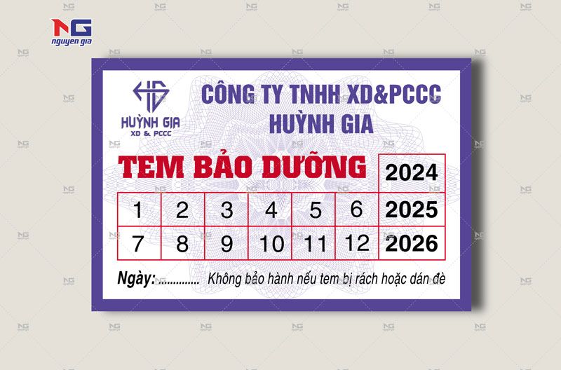 mẫu tem decal sản phẩm