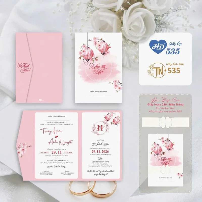 mẫu thiệp cưới