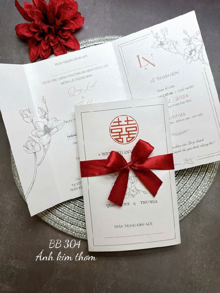 mẫu thiệp cưới đẹp