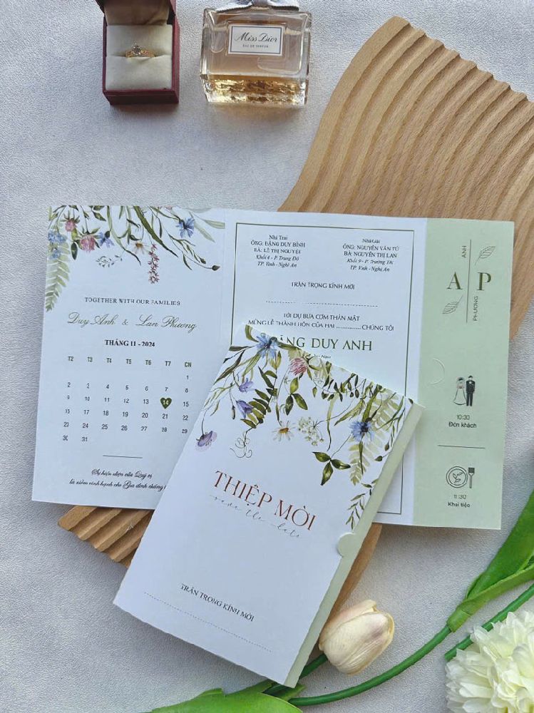 mẫu thiệp cưới đẹp