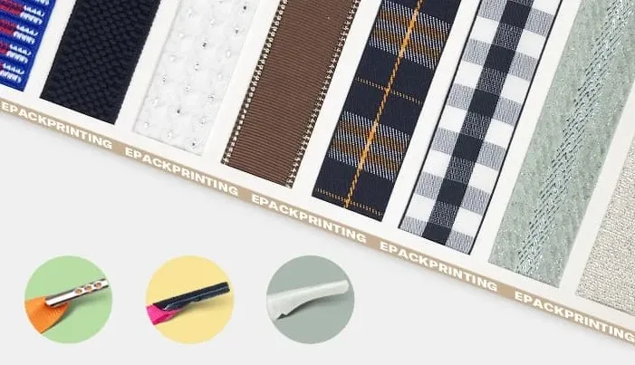 Mẫu quai túi giấy Ruy băng