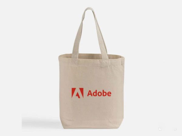 Mẫu túi vải canvas tote adobe